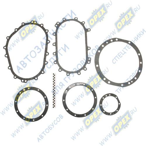 03-02-300 РМК прокладок КАМАЗ-ЕВРО-2 среднего моста 5шт Techno Drive